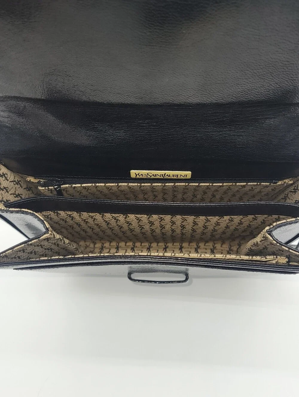 Vintage Yves Saint Laurent Lizard-Embossed Shoulder Bag Original Dust - Picture 11 of 11